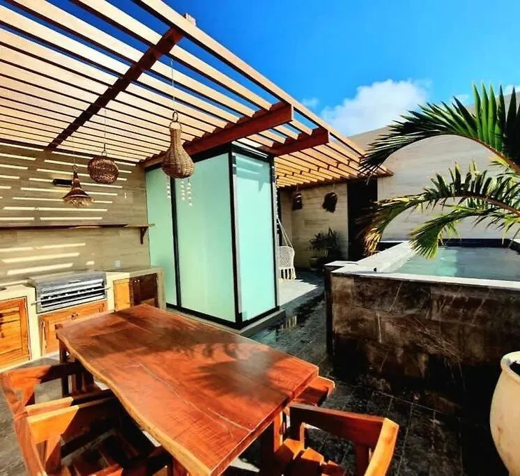 Mistiq Tulum Pent House 3 Recamaras, 3 Banos, Sala, Comedor, Terraza Y Jacuzzi Apartmán