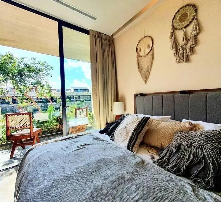 Apartmán Mistiq Tulum Pent House 3 Recamaras, 3 Banos, Sala, Comedor, Terraza Y Jacuzzi